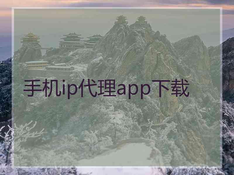 手机ip代理app下载