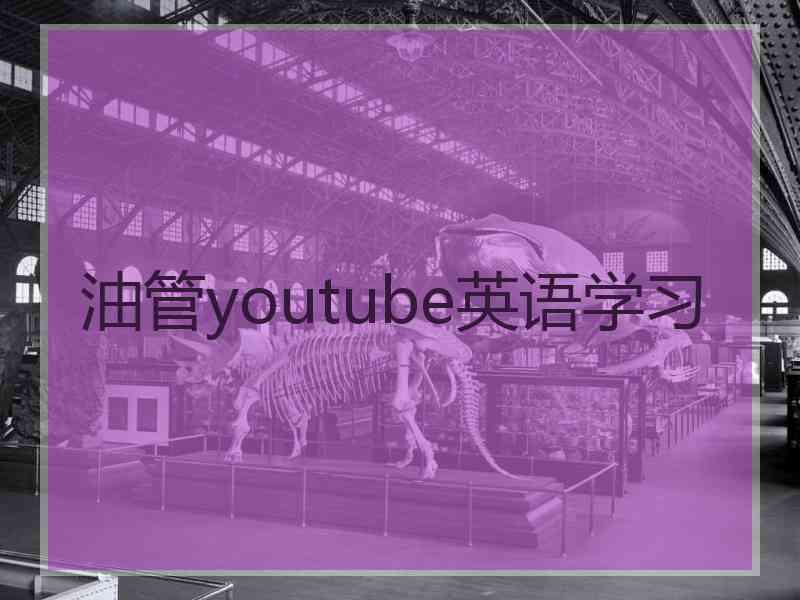 油管youtube英语学习