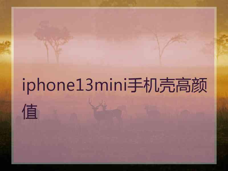 iphone13mini手机壳高颜值