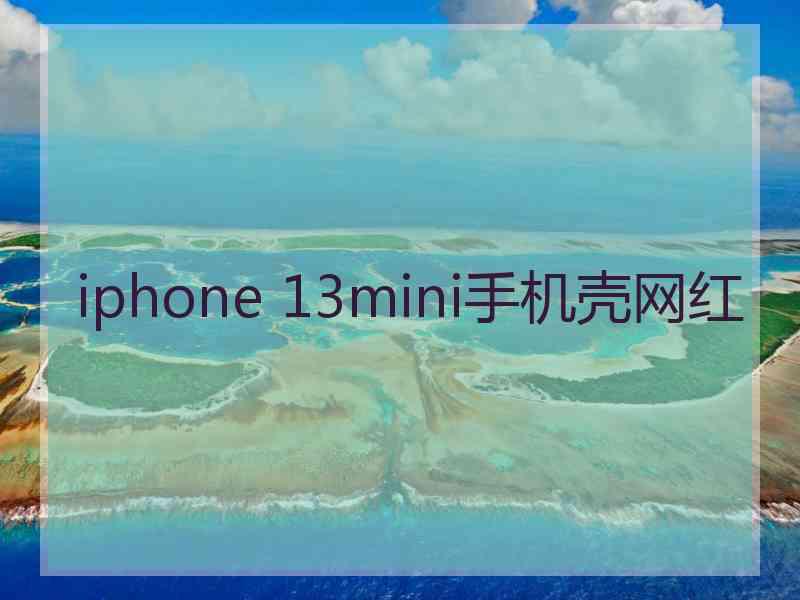 iphone 13mini手机壳网红