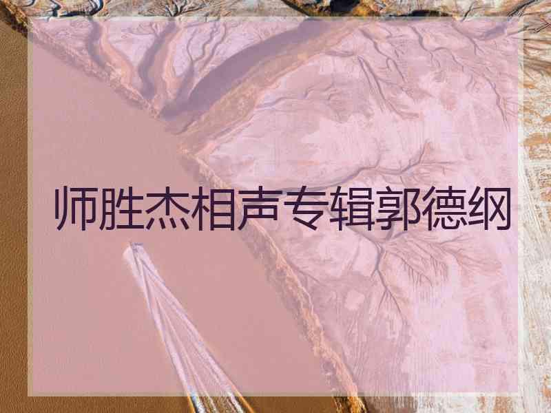 师胜杰相声专辑郭德纲