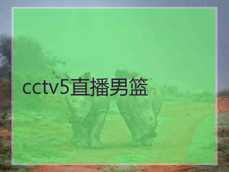 cctv5直播男篮