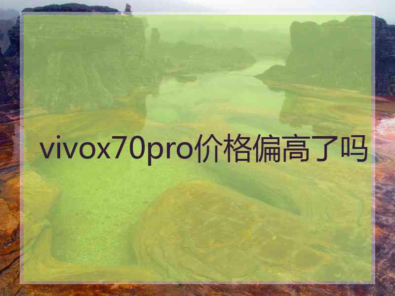 vivox70pro价格偏高了吗