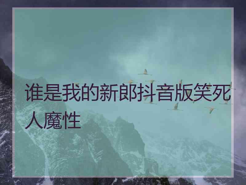 谁是我的新郎抖音版笑死人魔性