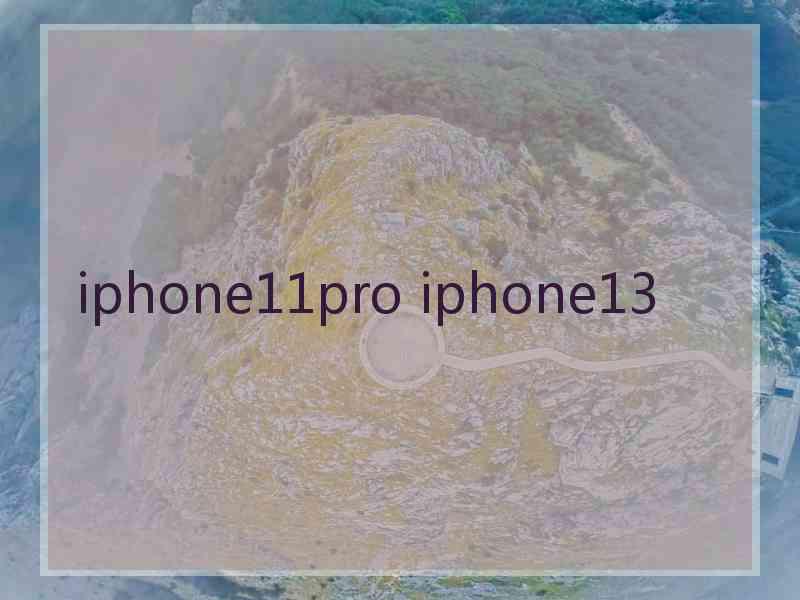 iphone11pro iphone13