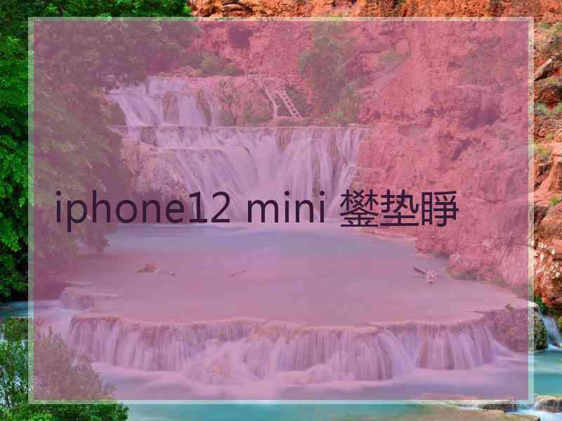 iphone12 mini 鐢垫睜