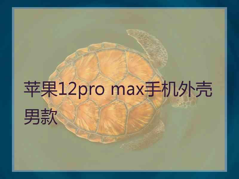 苹果12pro max手机外壳男款