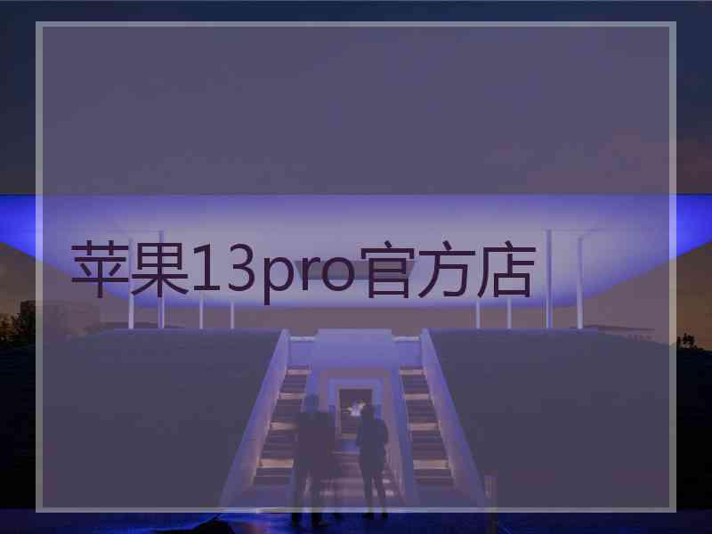 苹果13pro官方店