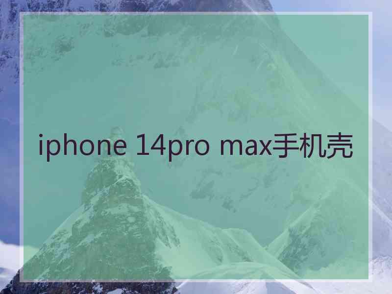 iphone 14pro max手机壳