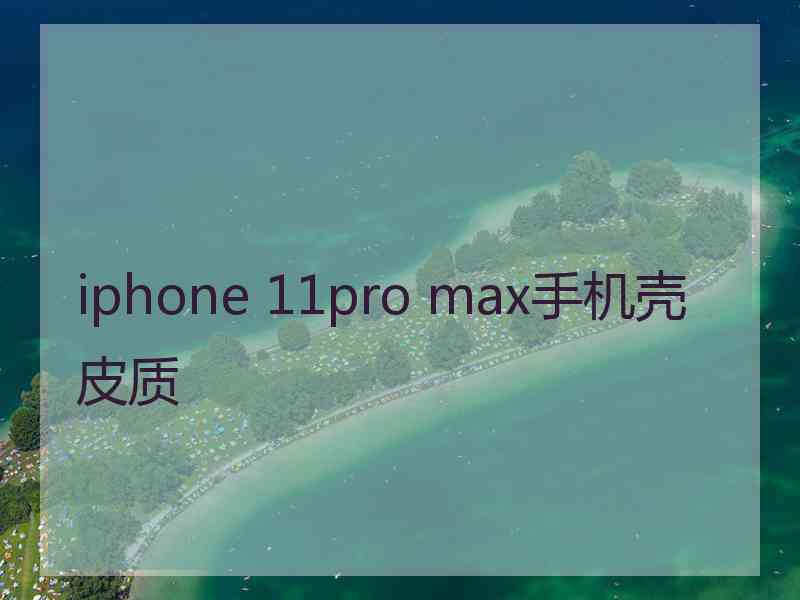 iphone 11pro max手机壳皮质