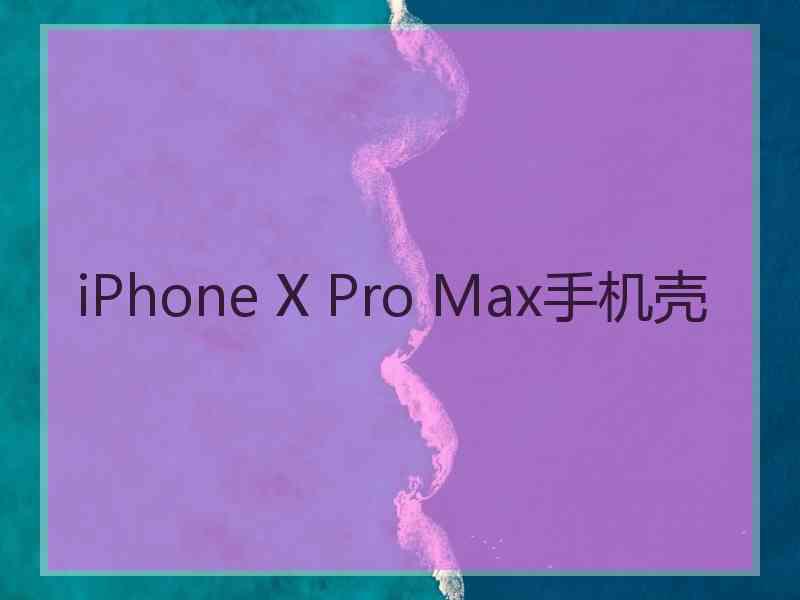 iPhone X Pro Max手机壳