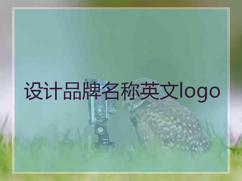 设计品牌名称英文logo