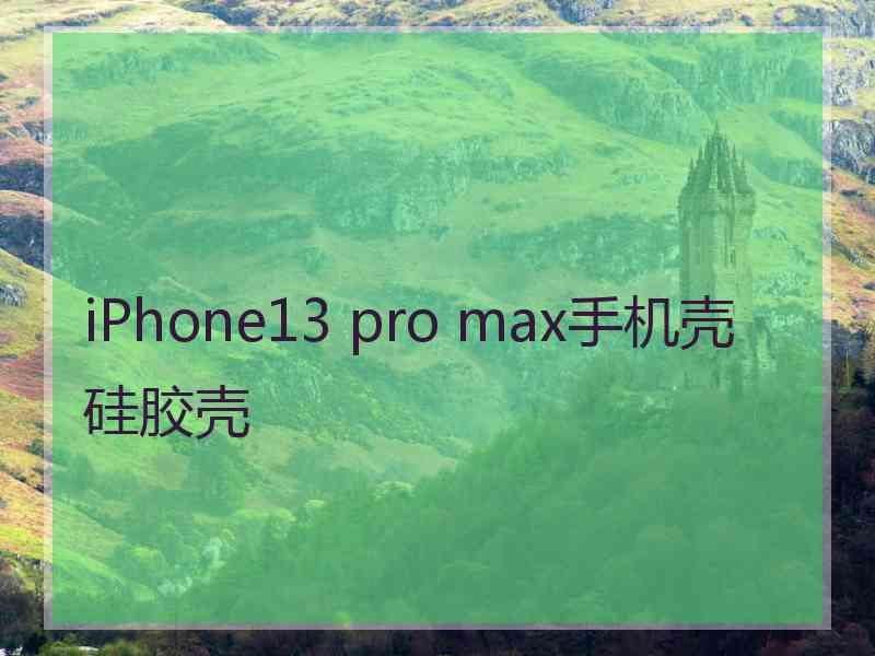 iPhone13 pro max手机壳硅胶壳