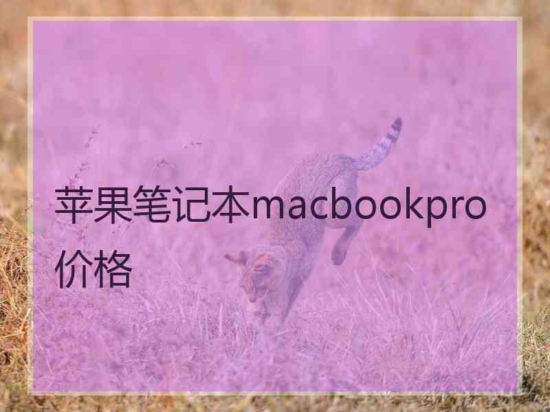 苹果笔记本macbookpro价格