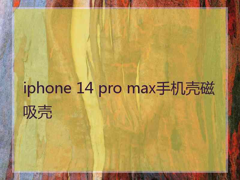 iphone 14 pro max手机壳磁吸壳