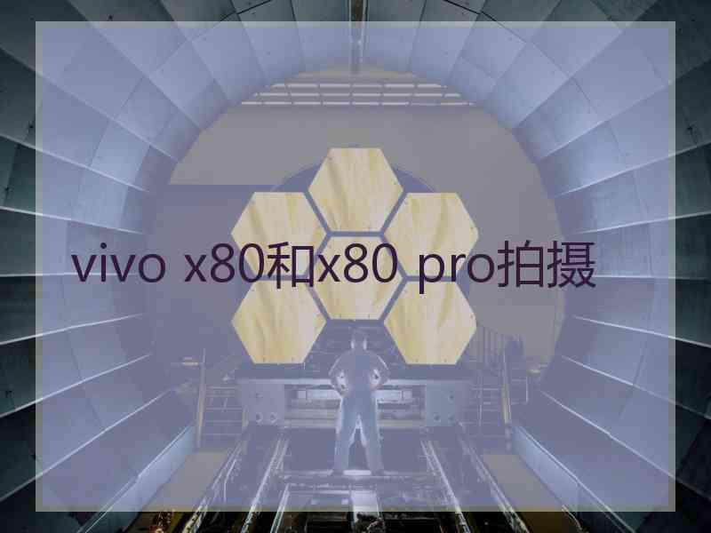 vivo x80和x80 pro拍摄