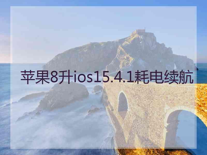 苹果8升ios15.4.1耗电续航