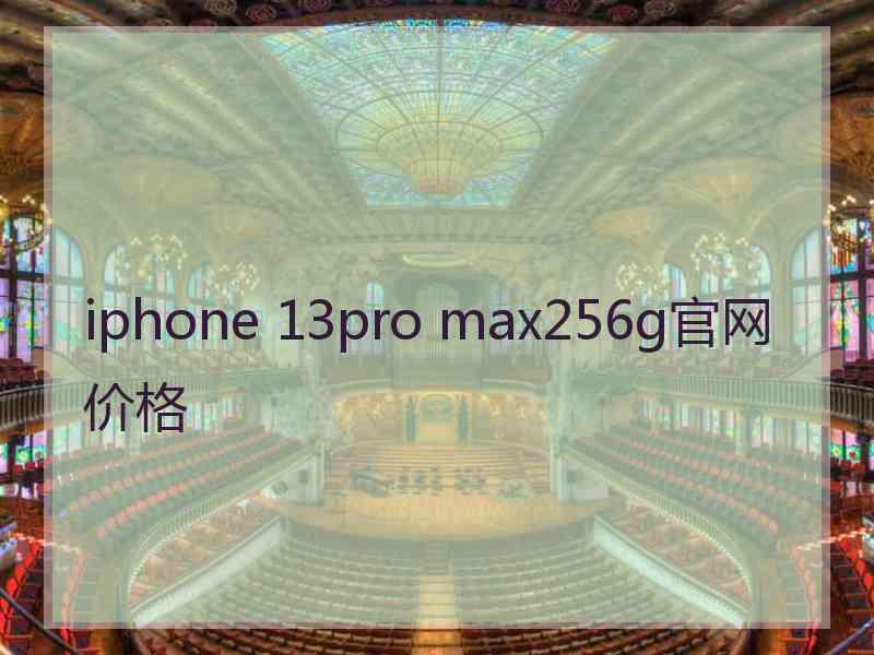 iphone 13pro max256g官网价格