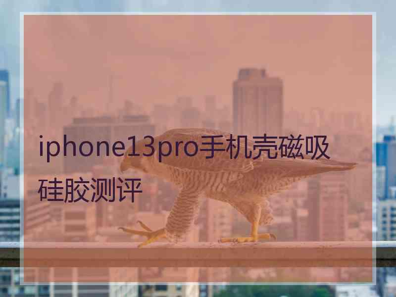 iphone13pro手机壳磁吸硅胶测评