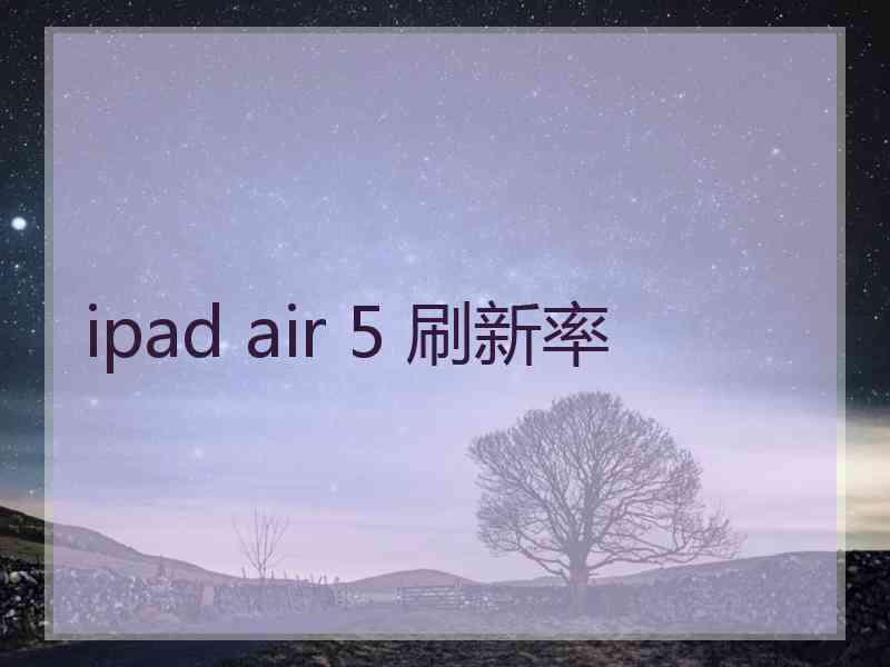 ipad air 5 刷新率