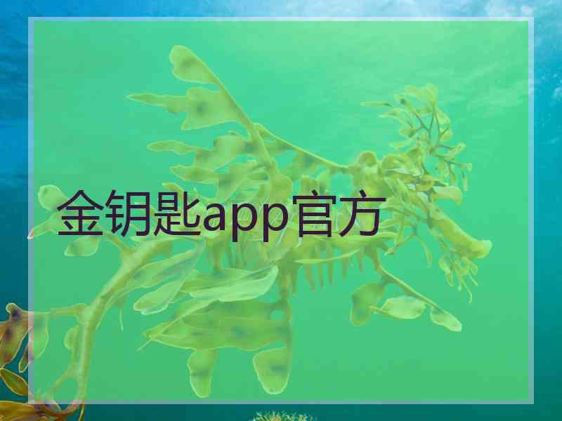 金钥匙app官方