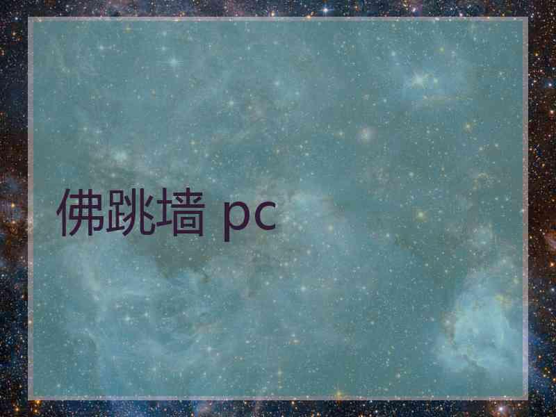 佛跳墙 pc