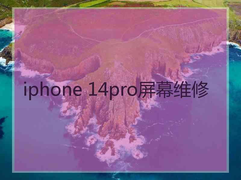 iphone 14pro屏幕维修