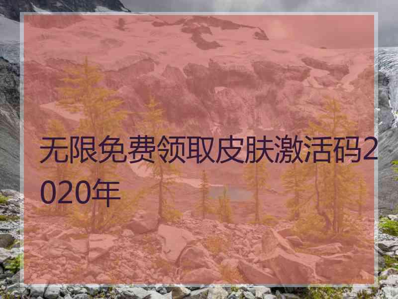 无限免费领取皮肤激活码2020年