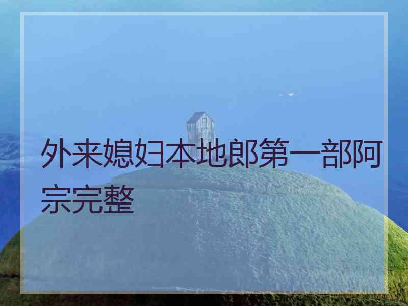 外来媳妇本地郎第一部阿宗完整