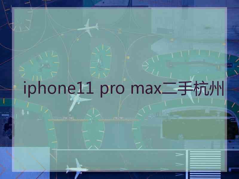 iphone11 pro max二手杭州