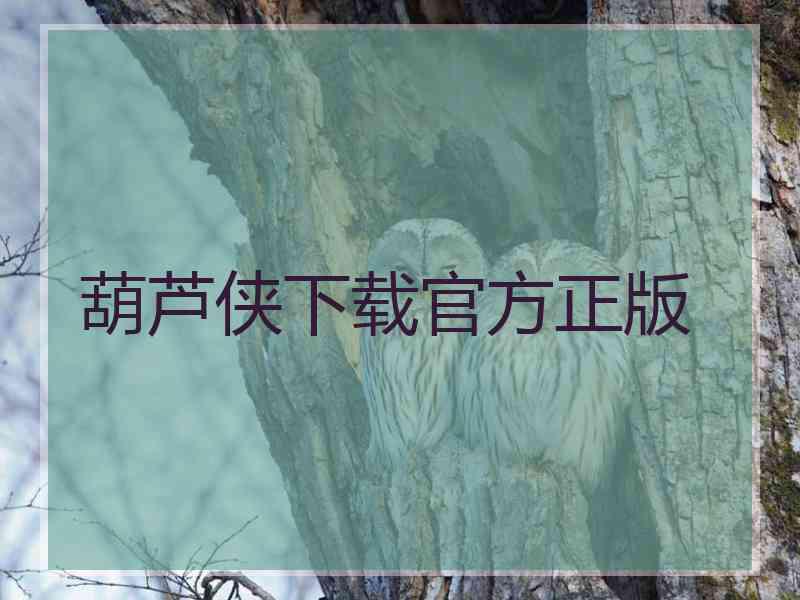 葫芦侠下载官方正版