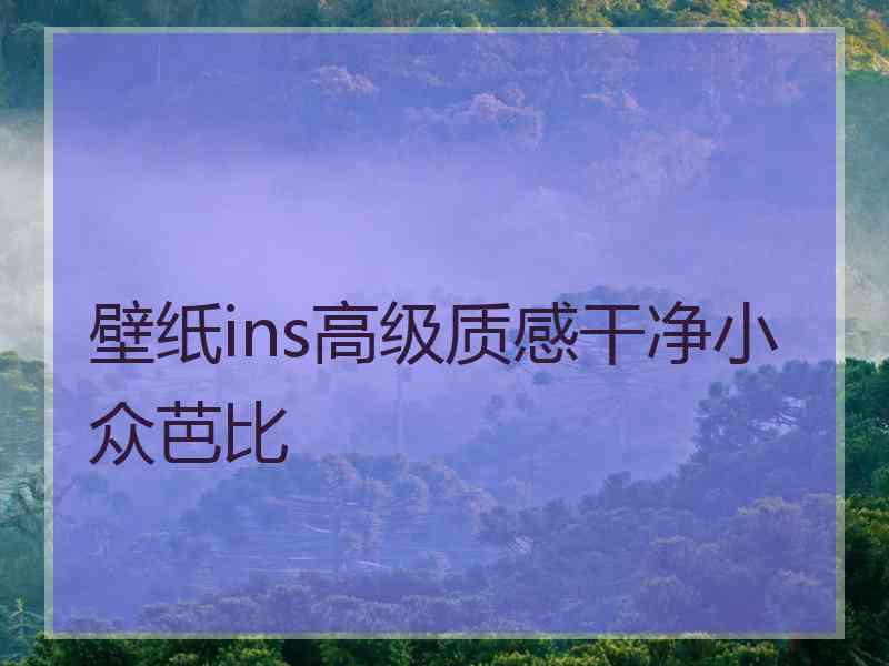 壁纸ins高级质感干净小众芭比