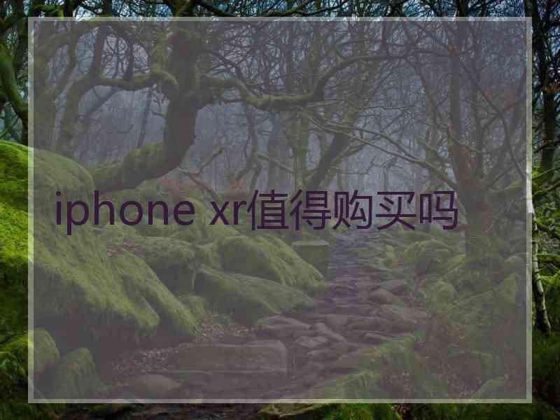 iphone xr值得购买吗