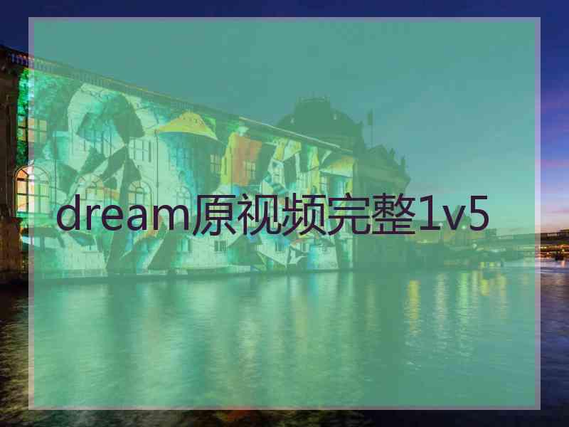 dream原视频完整1v5