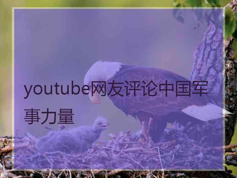 youtube网友评论中国军事力量