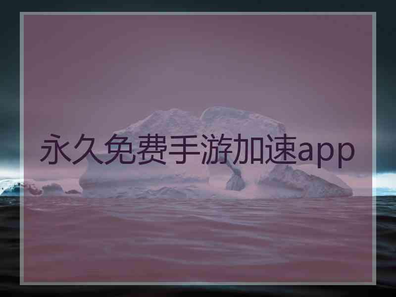 永久免费手游加速app