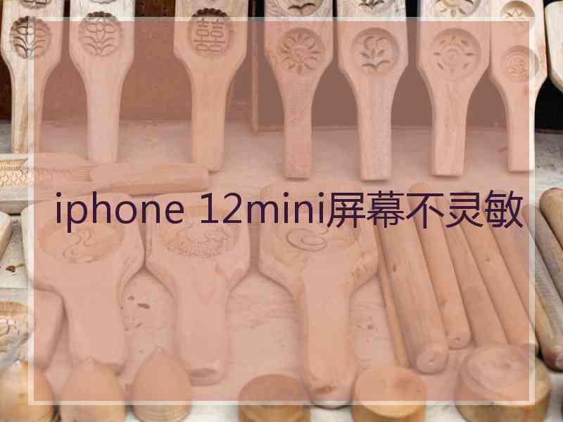 iphone 12mini屏幕不灵敏