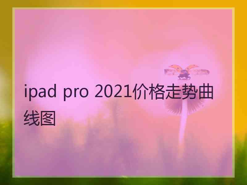 ipad pro 2021价格走势曲线图