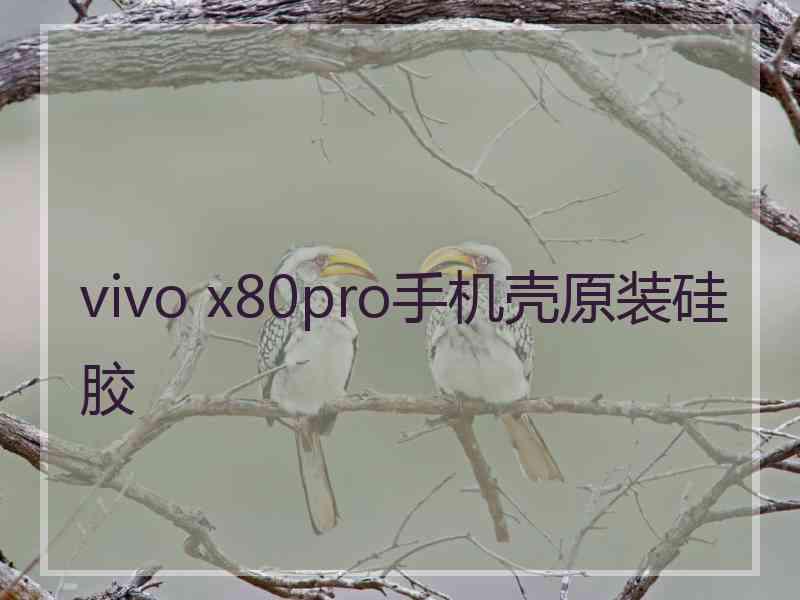 vivo x80pro手机壳原装硅胶