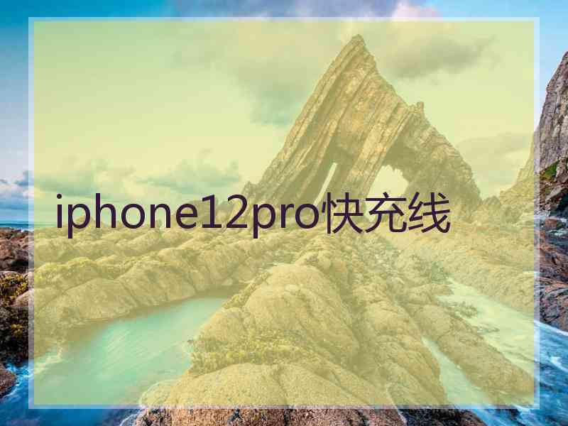 iphone12pro快充线