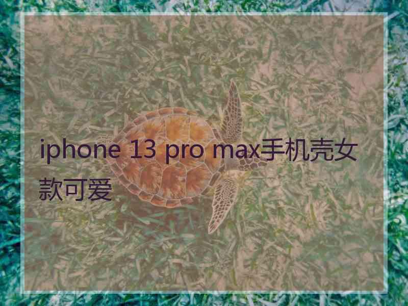 iphone 13 pro max手机壳女款可爱