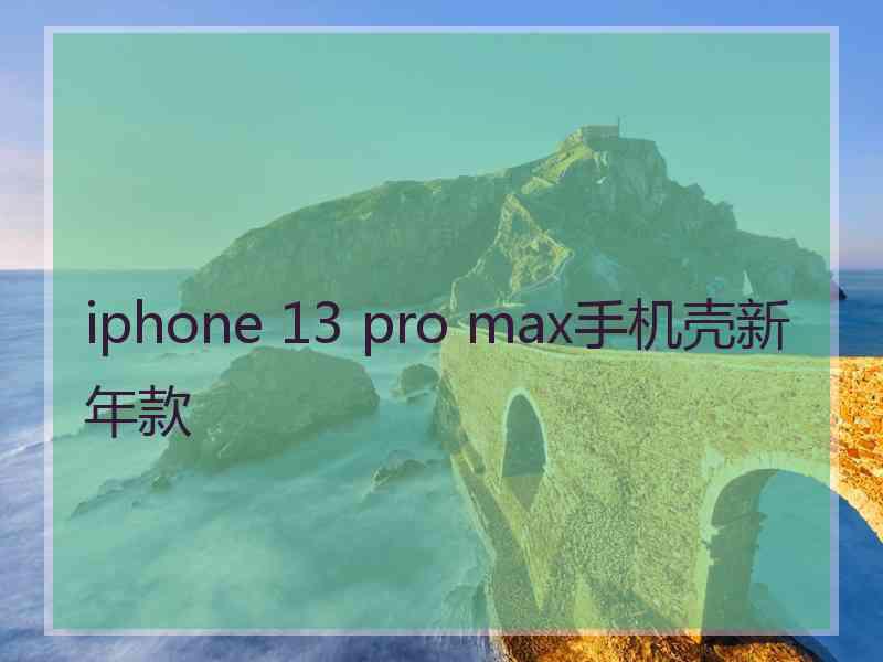 iphone 13 pro max手机壳新年款