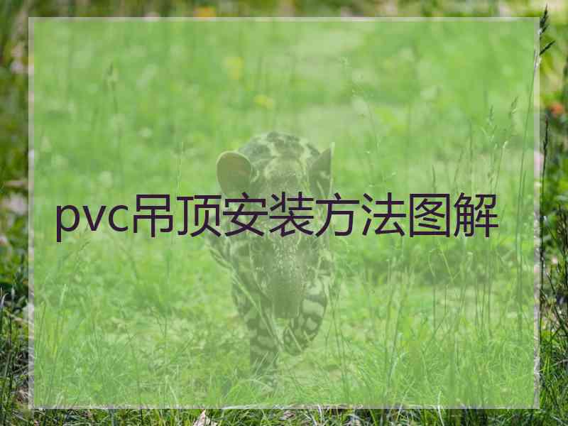 pvc吊顶安装方法图解