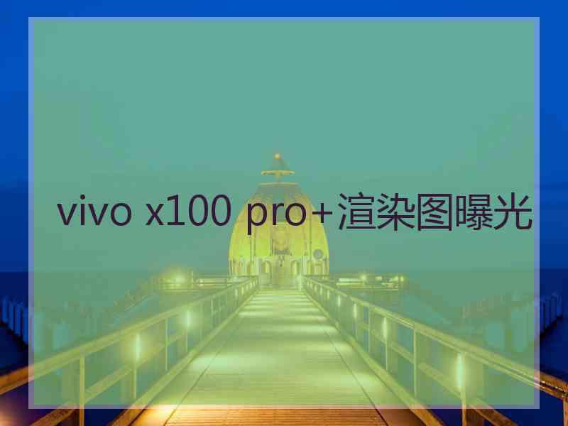 vivo x100 pro+渲染图曝光