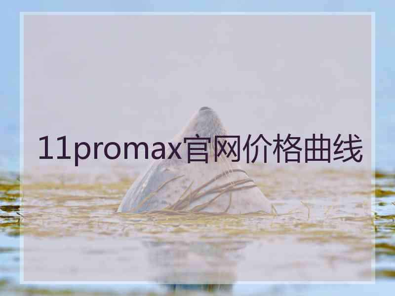 11promax官网价格曲线