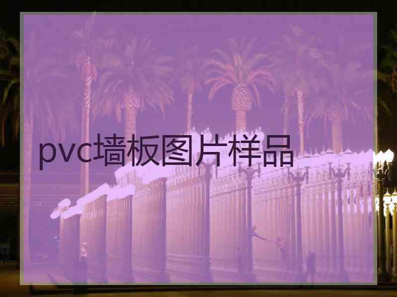 pvc墙板图片样品