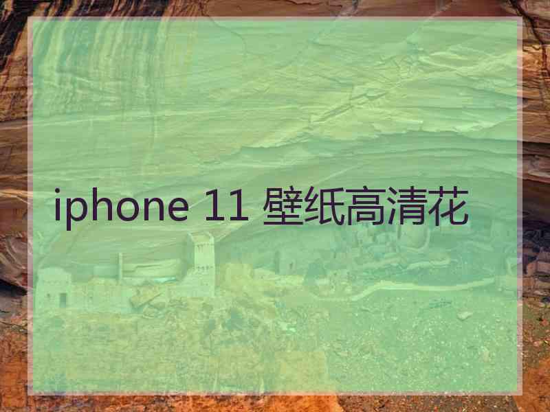 iphone 11 壁纸高清花