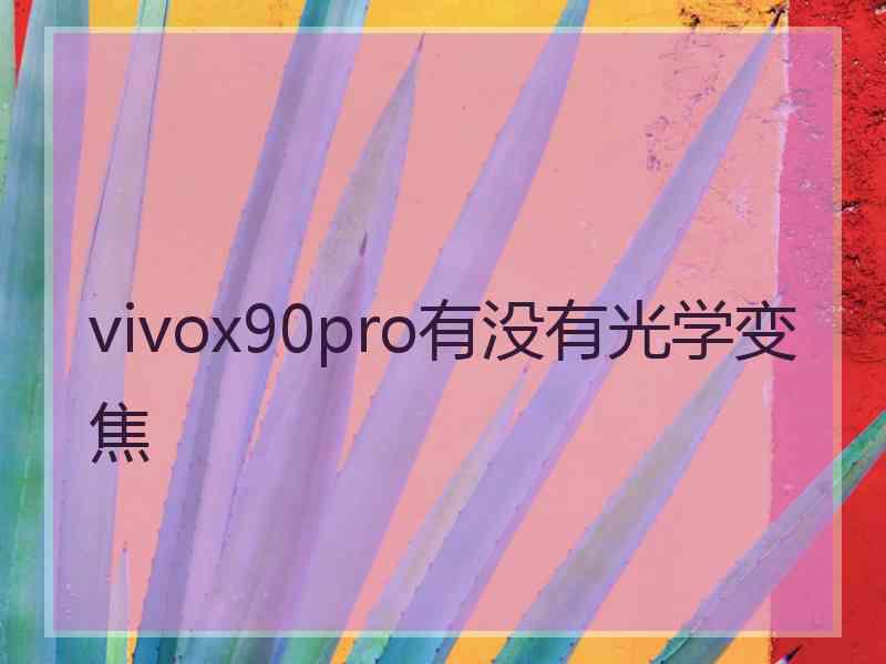 vivox90pro有没有光学变焦