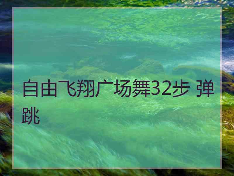 自由飞翔广场舞32步 弹跳