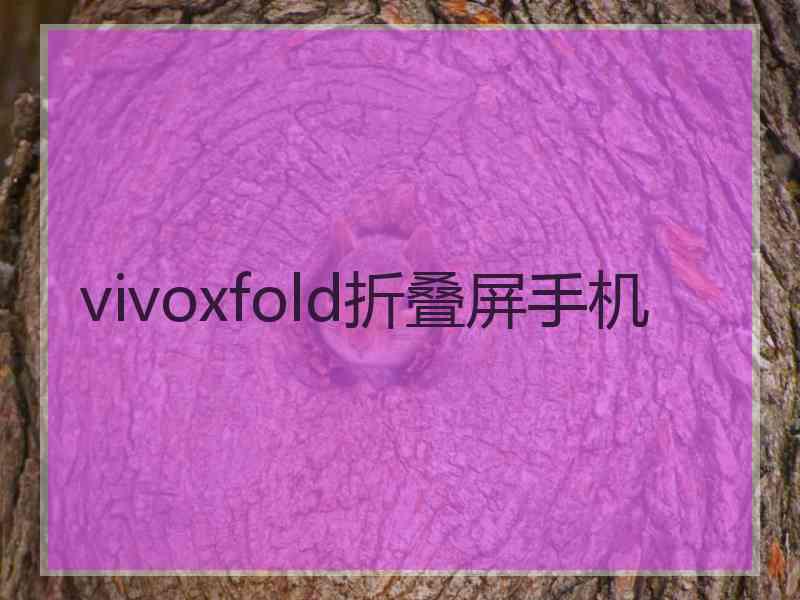 vivoxfold折叠屏手机